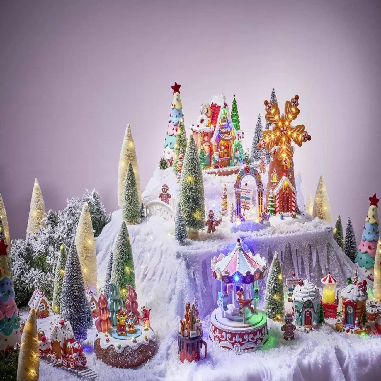 Gifi Arche lumineuse à poser pour village animé de Noël< Décoration Intérieure De Noël