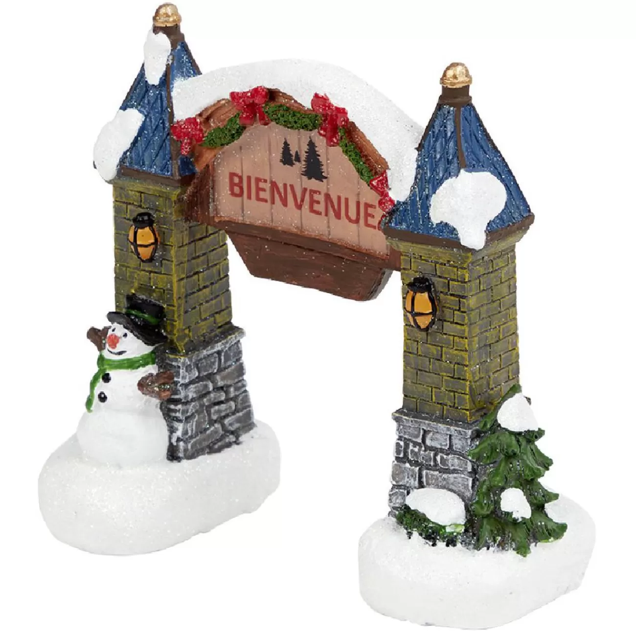 Gifi Arche pour village de noël intérieur 16x7,5xH15cm< Décoration Intérieure De Noël