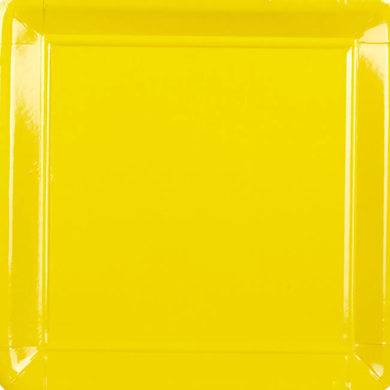 Gifi Assiette carton jaune x8 Hot