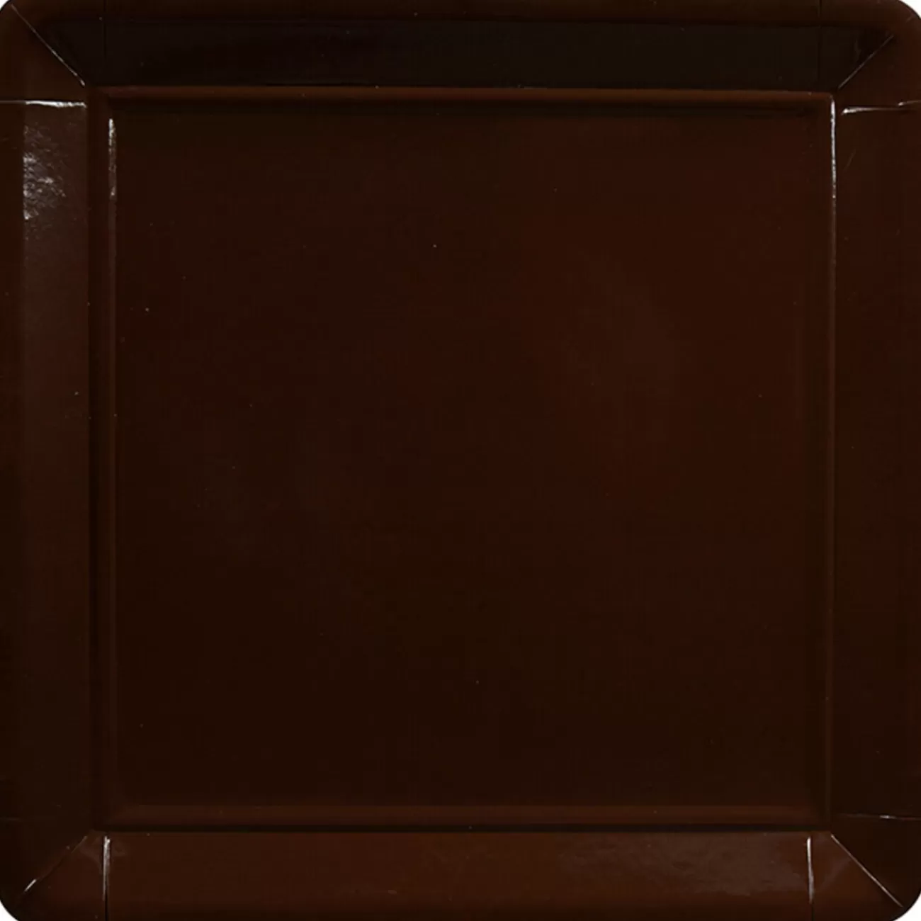 Gifi Assiette en carton chocolat x8 Clearance