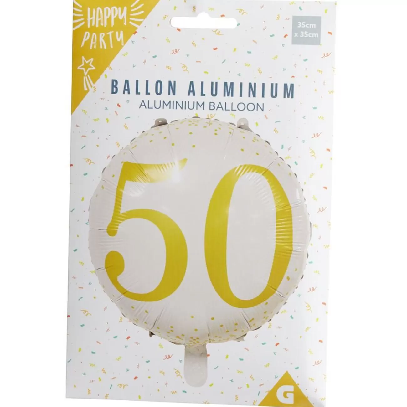 Gifi Ballon alu 50 ans Ø46cm Best