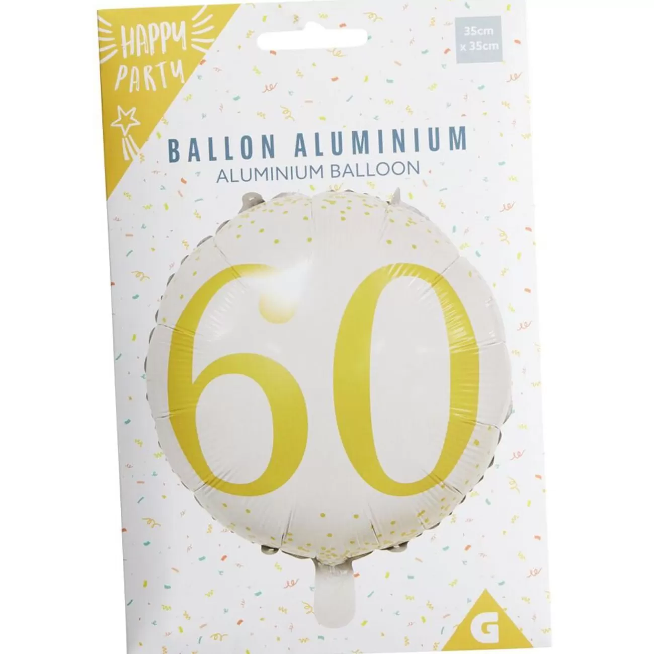 Gifi Ballon alu 60 ans Ø46cm Fashion