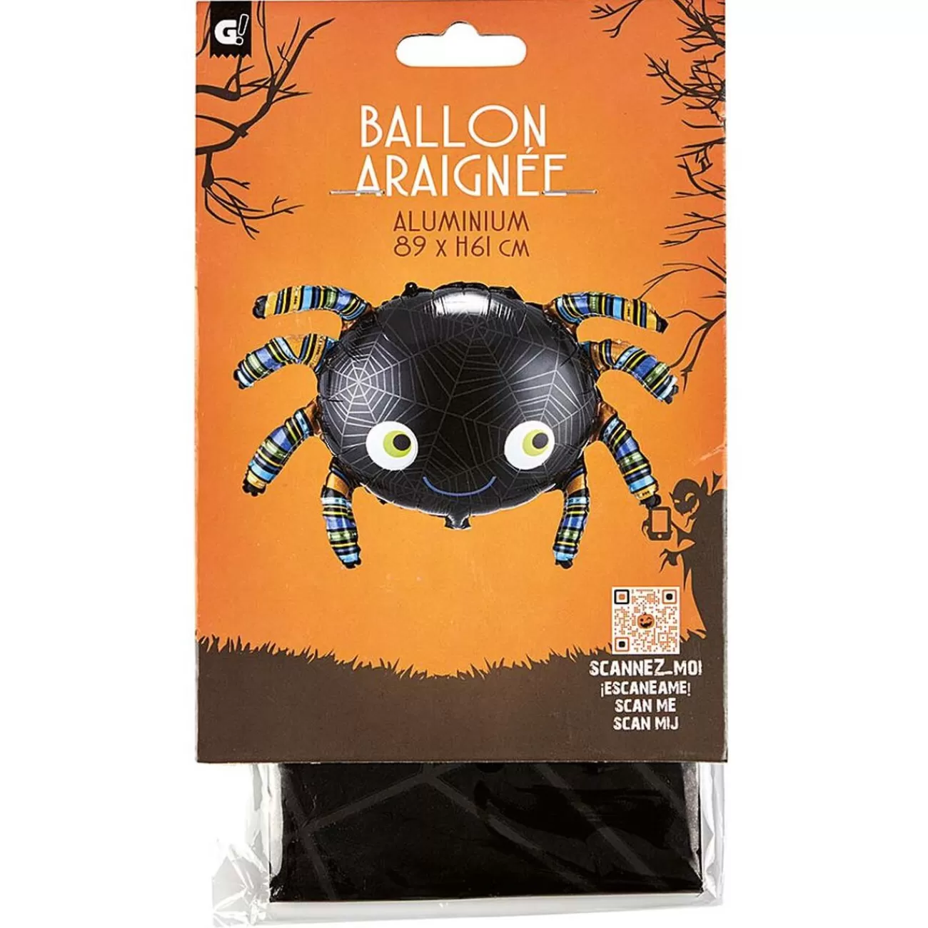 Gifi Ballon araignée Halloween Cheap