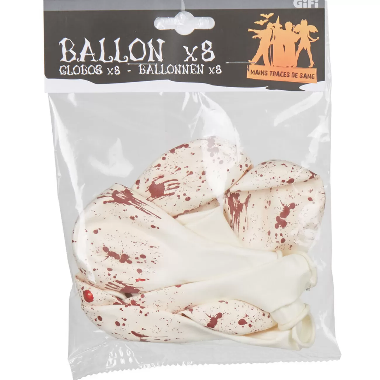 Gifi Ballon blanc traces de sang x8 Flash Sale