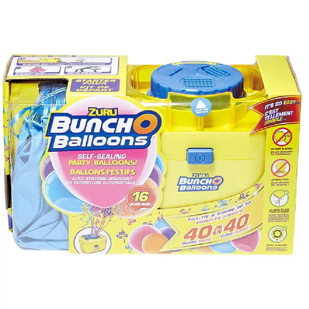 Gifi Ballon Bleu x16 avec la pompe bunch Online