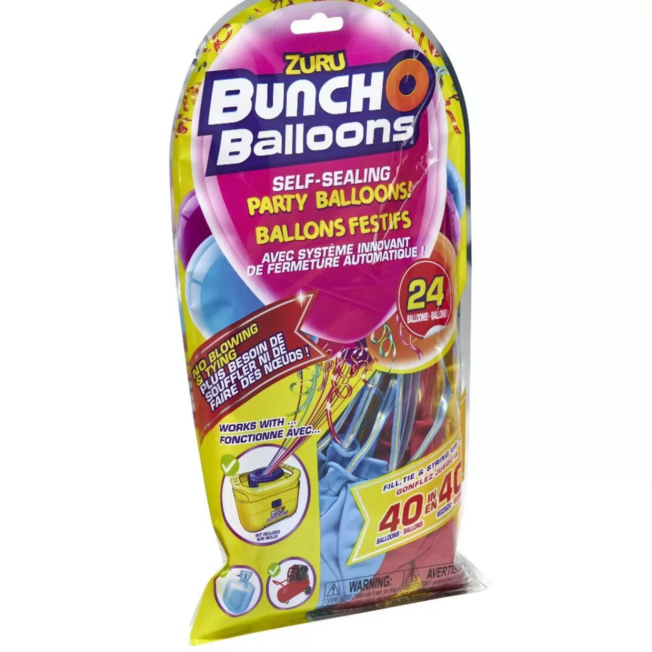 Gifi Ballon Bunch x24 noir/doré/blanc Store