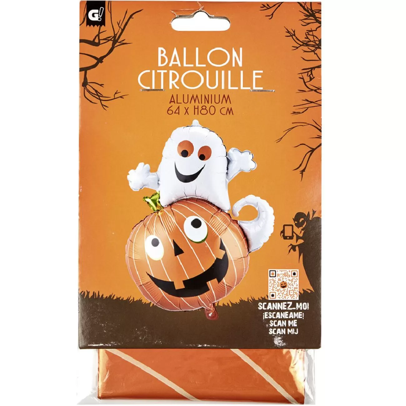 Gifi Ballon citrouille et fantôme Halloween Sale