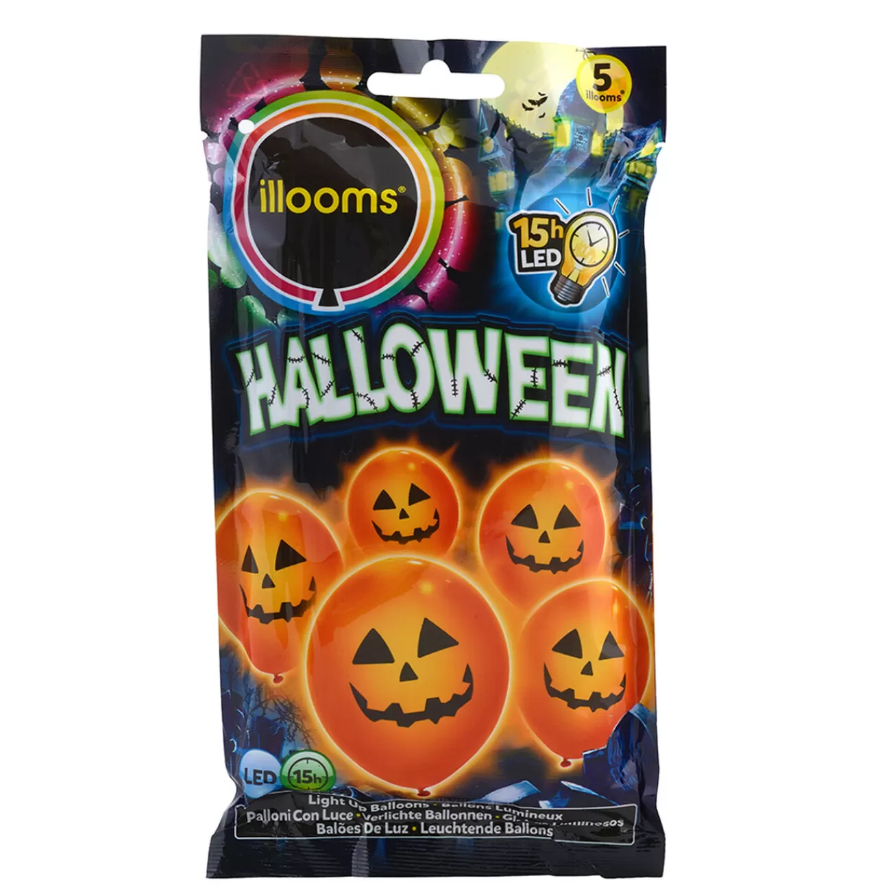 Gifi Ballon LED citrouille Halloween x5 Hot