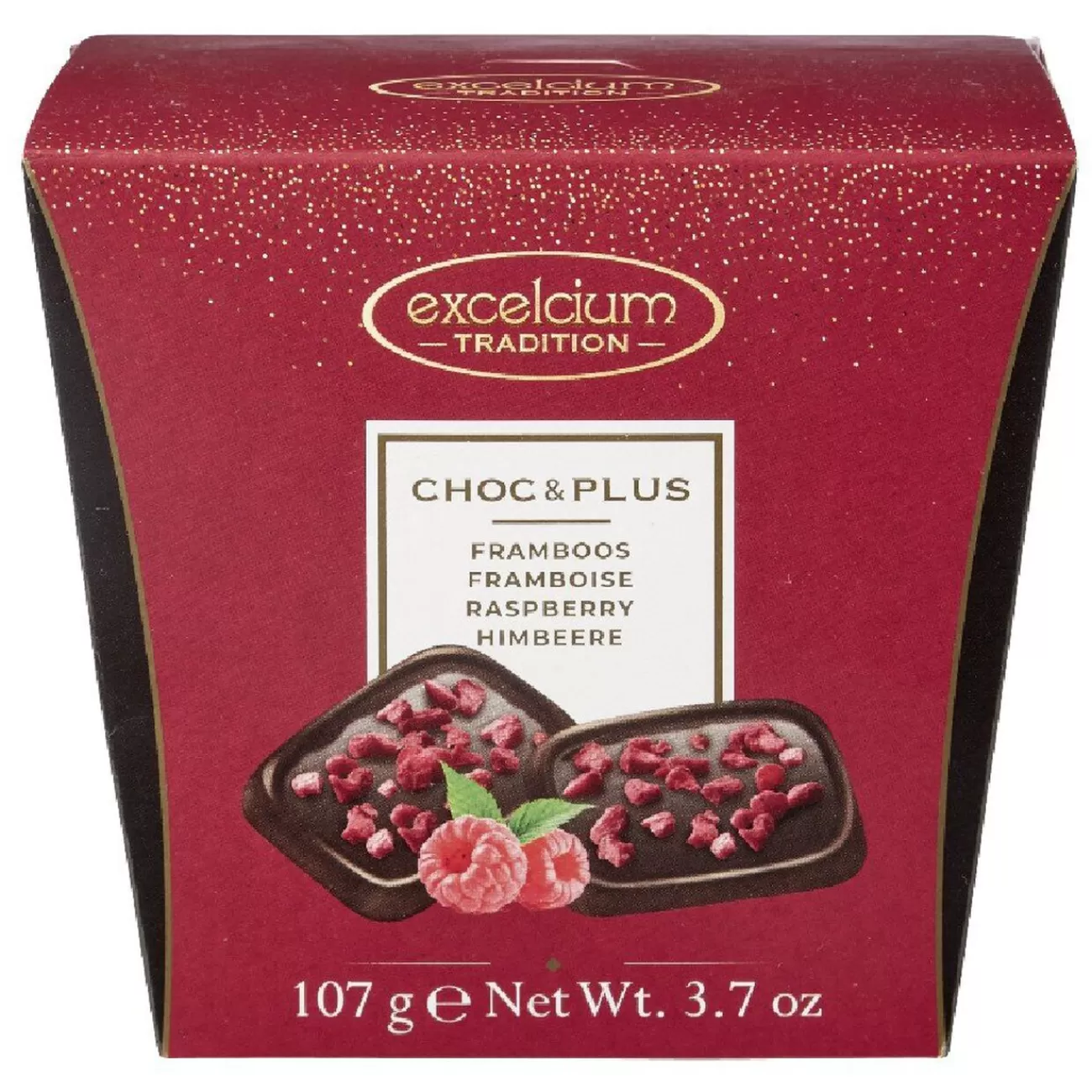 Gifi Ballotin de 107g de chocolat au lait et framboise Best