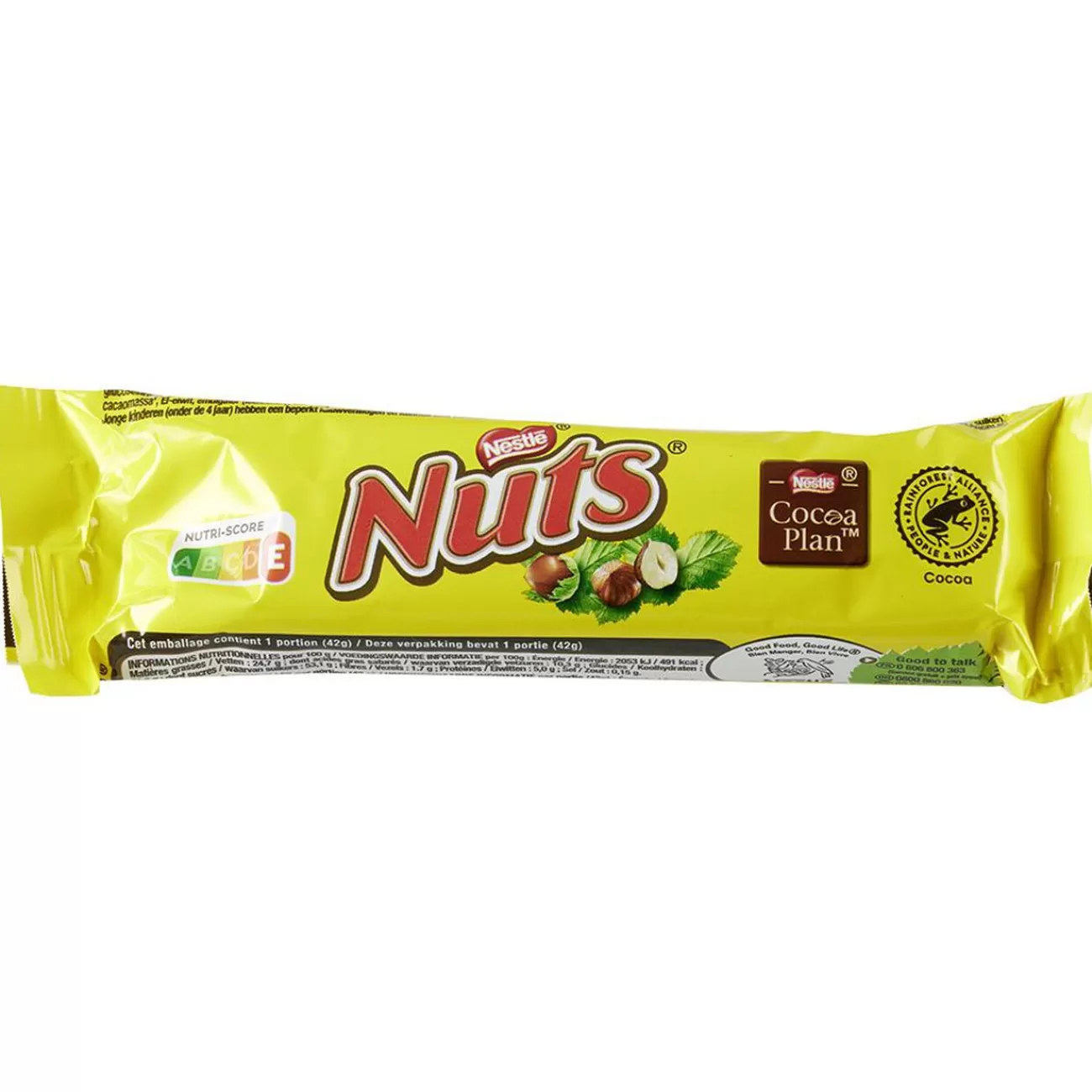 Gifi Barre chocolatée Nuts Nestlé individuel 42g Sale