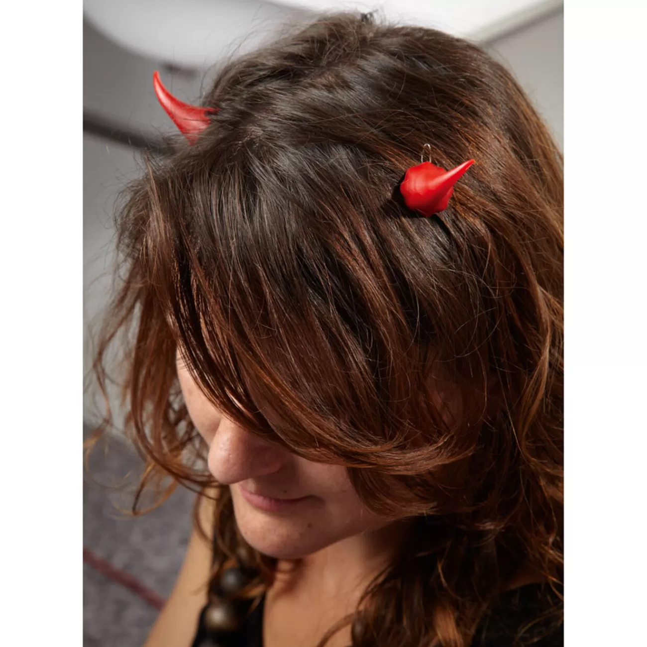 Gifi Barrette corne de diable rouge x2 Clearance