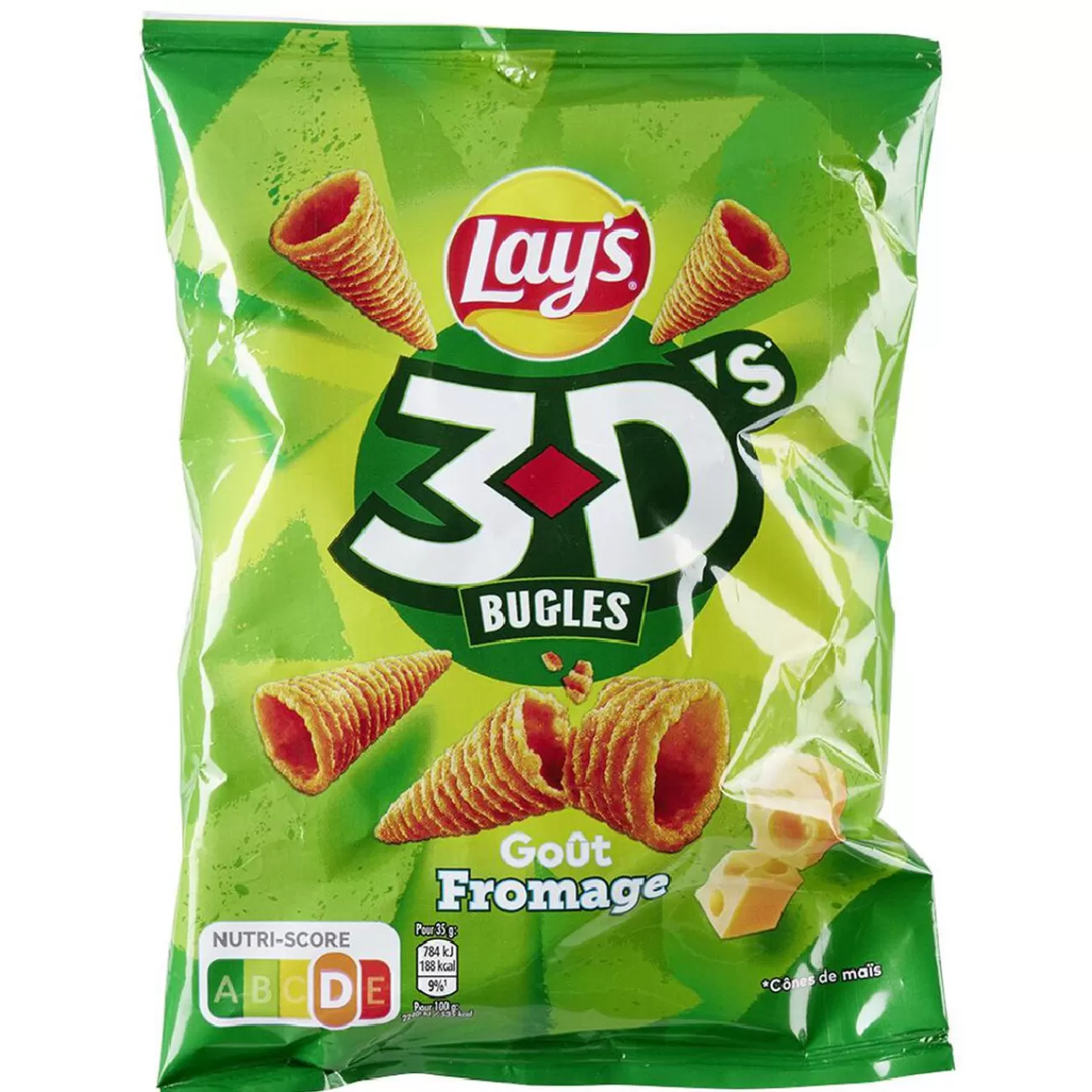 Gifi Biscuit apéritif 3D's bugles Lay's fromage 35g New