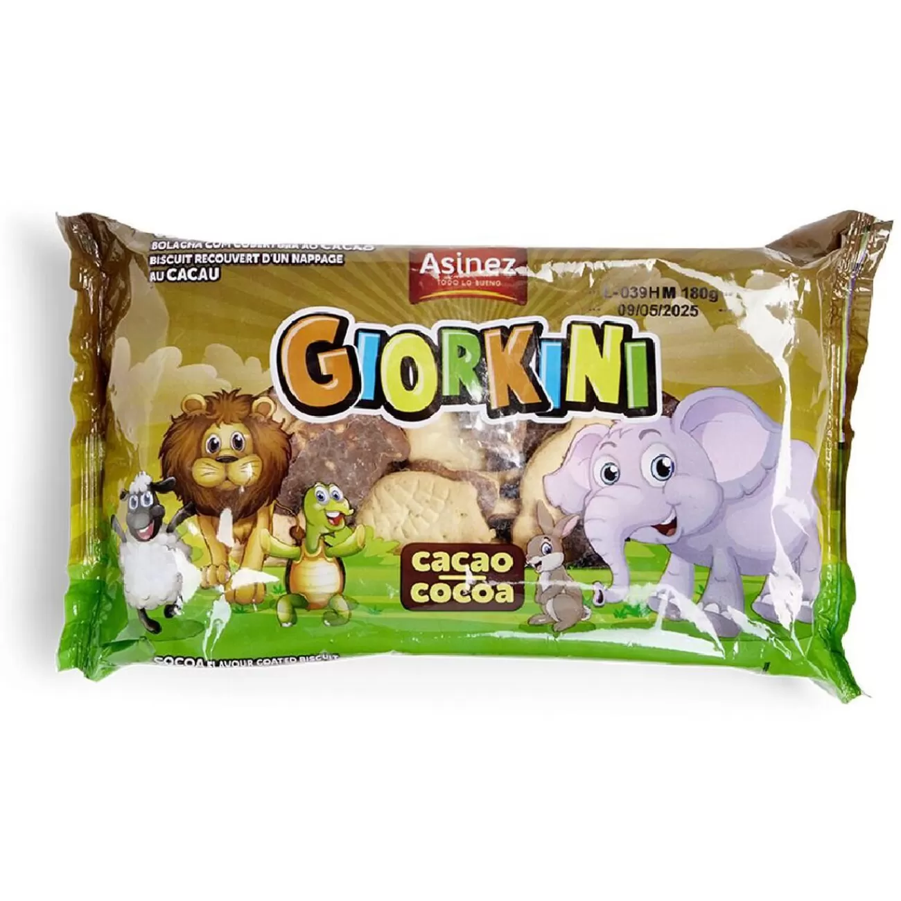 Gifi Biscuits animaux au chocolat Giorkini 180gr Shop