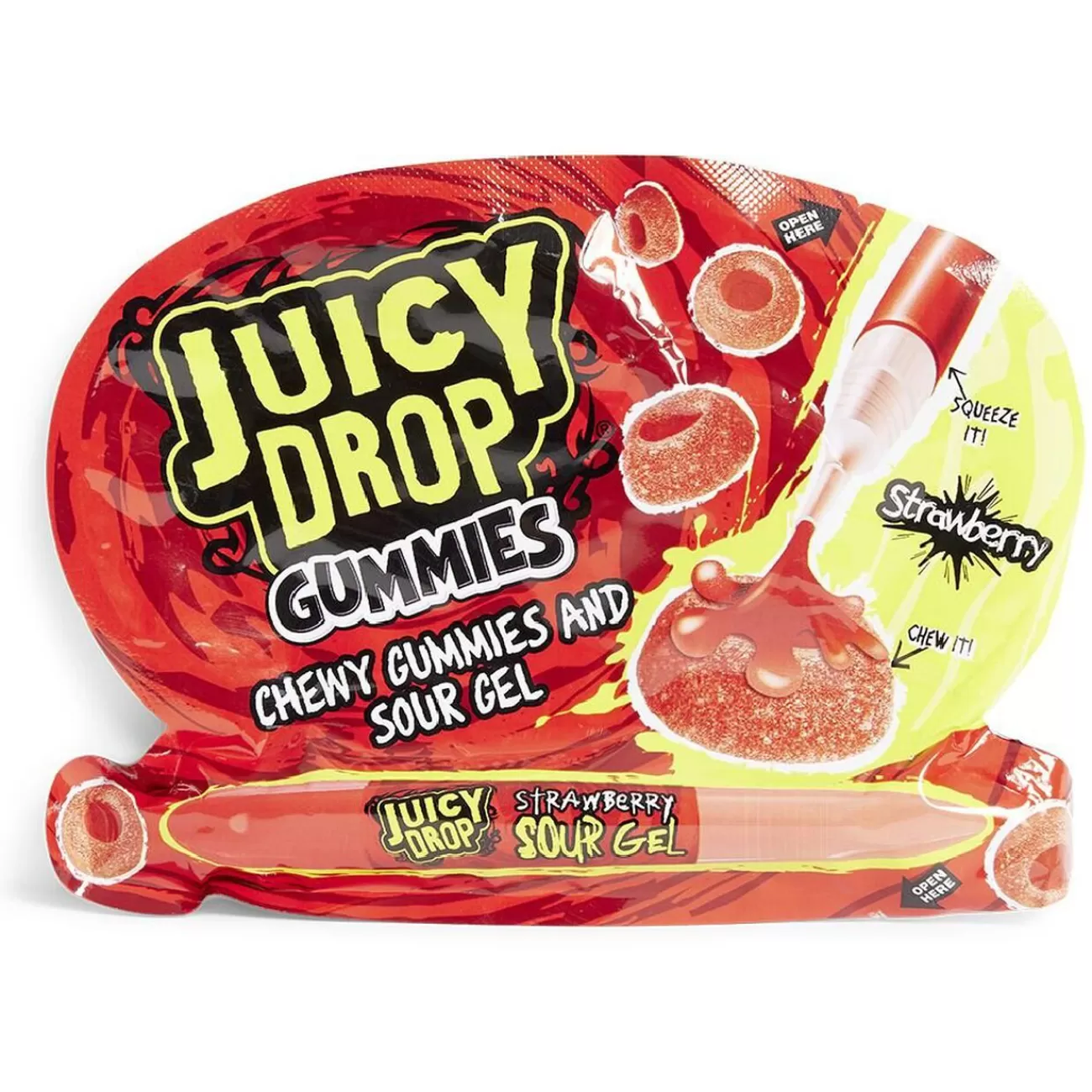 Gifi Bonbon Juicy Drop Gummies Bazooka 75g Fashion