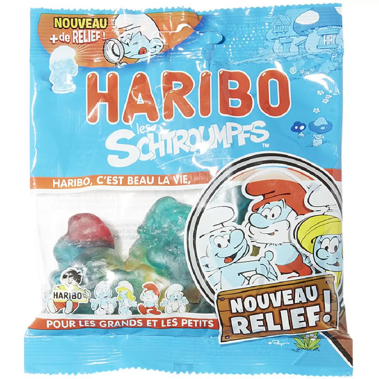 Gifi Bonbon Schtroumpfs HARIBO 120gr Discount