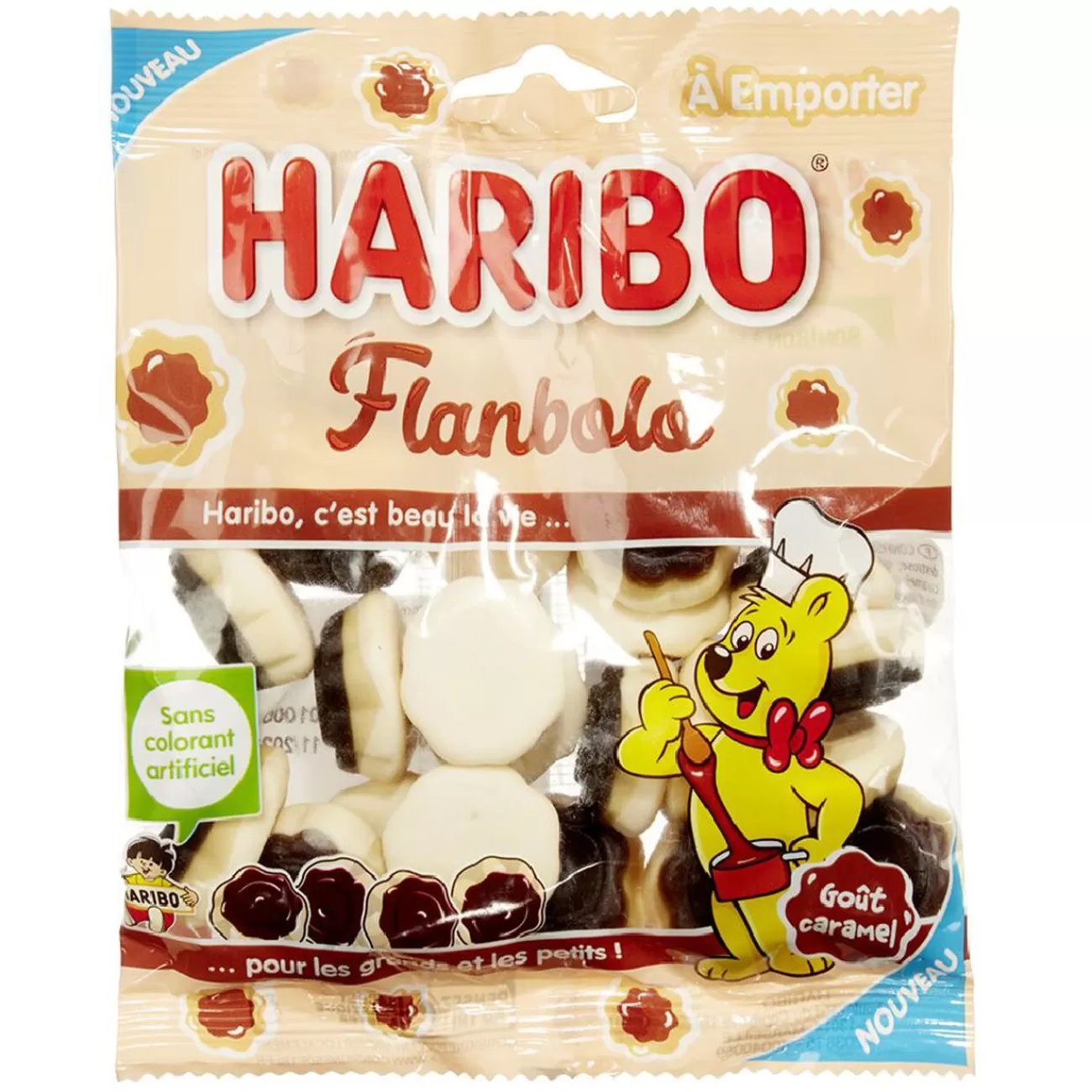 Gifi Bonbons Haribo Flanbolo goût caramel Shop