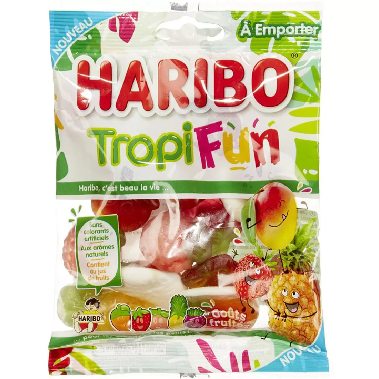 Gifi Bonbons Haribo Tropifun goûts fruités Sale