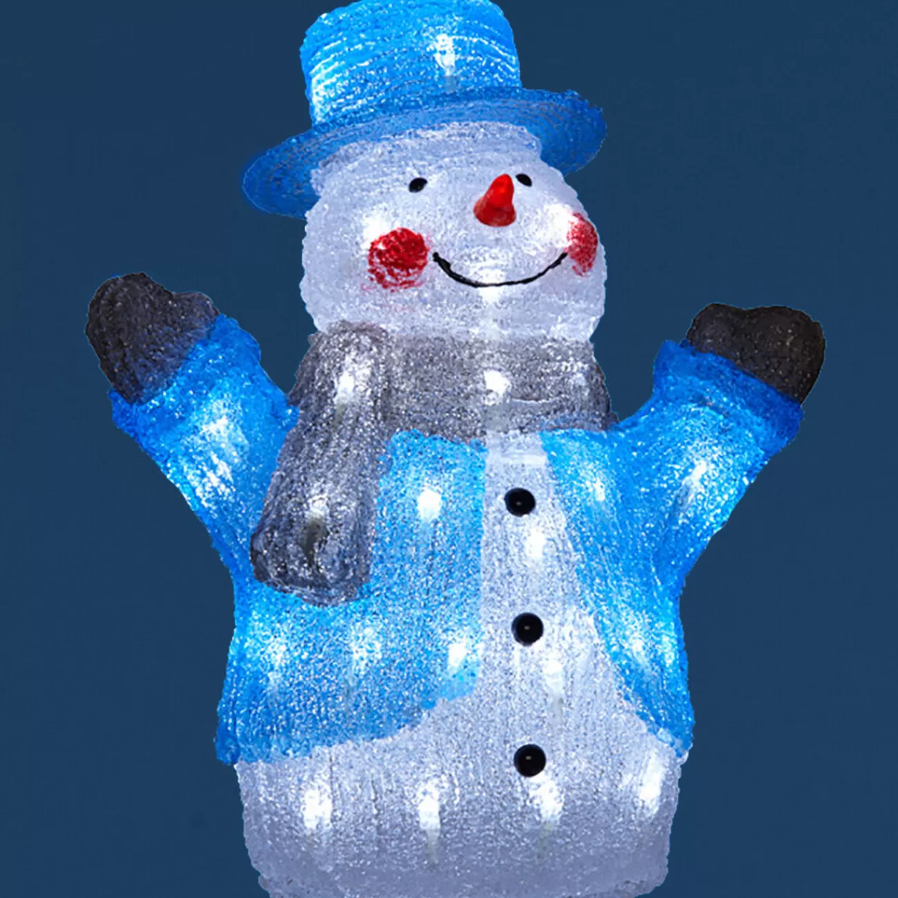 Gifi Bonhomme de neige 3D lumineux fixe< Décoration Extérieure De Noël