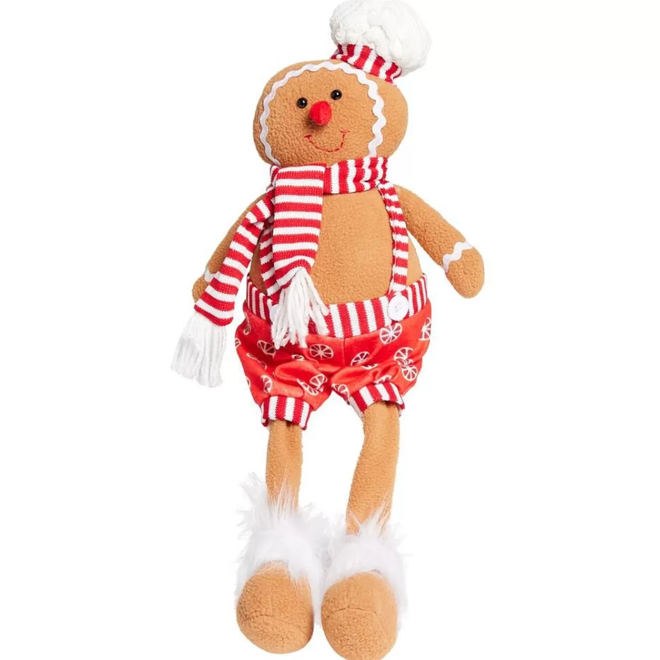 Gifi Bonhomme pain d'épice déco Noël avec jambes pendantes H48cm< Décoration Intérieure De Noël