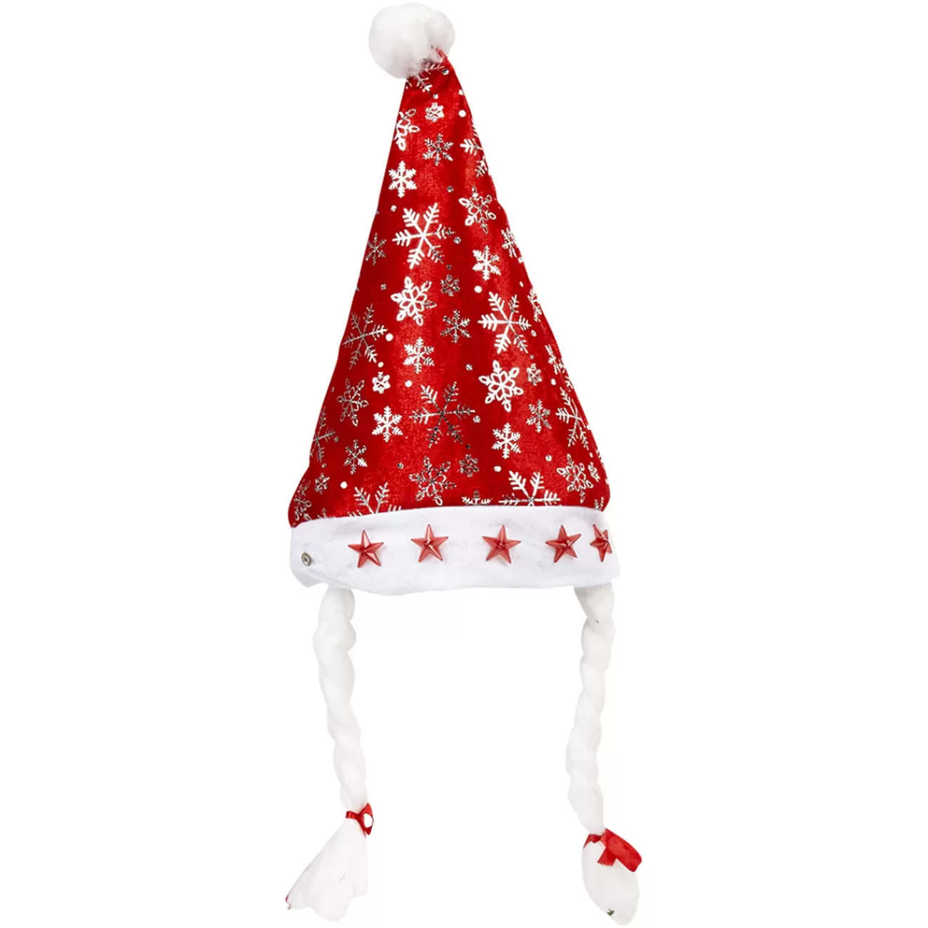 Gifi Bonnet de Noël lumineux avec tresses< Déguisement Et Tenue De Noël