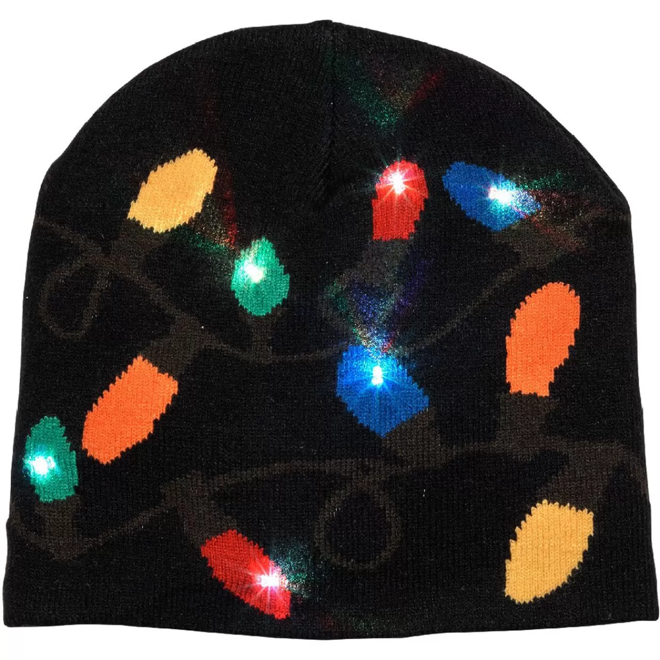 Gifi Bonnet guirlande de Noël 6 LED< Déguisement Et Tenue De Noël