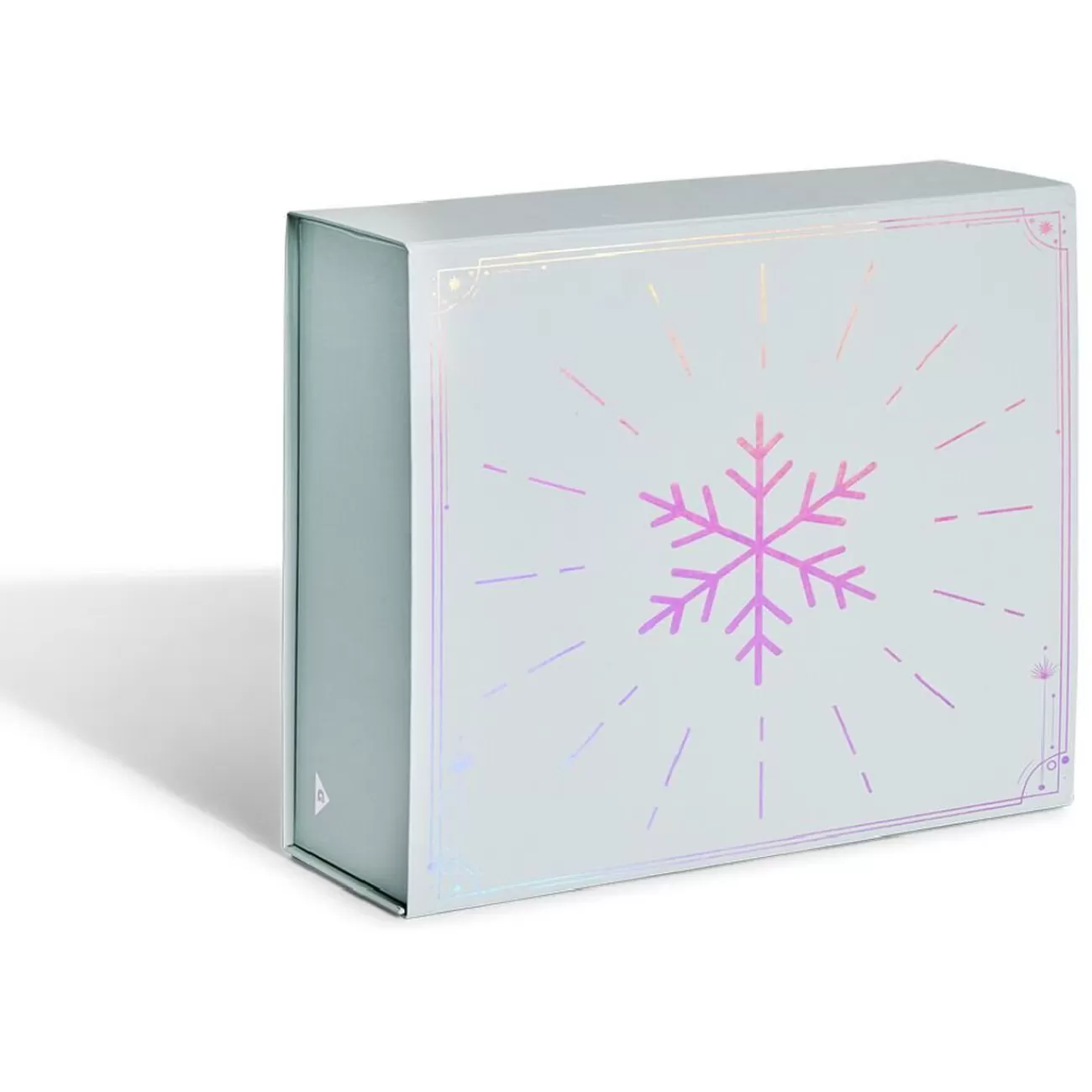 Gifi Boîte cadeau Noël pliable motif flocon iridescent< Loisirs Créatifs Et Emballage Cadeau