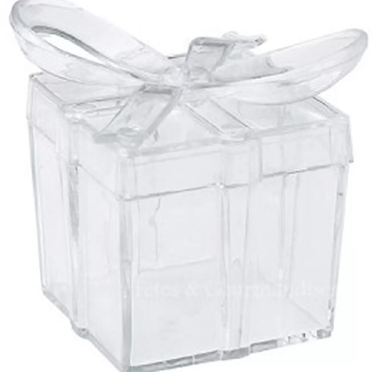 Gifi Boîte forme cadeau transparent x2 Cheap