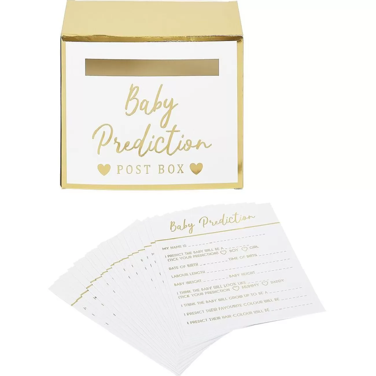 Gifi Boîte prédiction bébé carte de pronostic< Loisirs Créatifs Et Emballage Cadeau