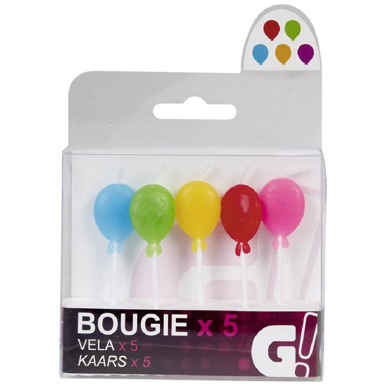 Gifi Bougie anniversaire ballon x 5 Cheap