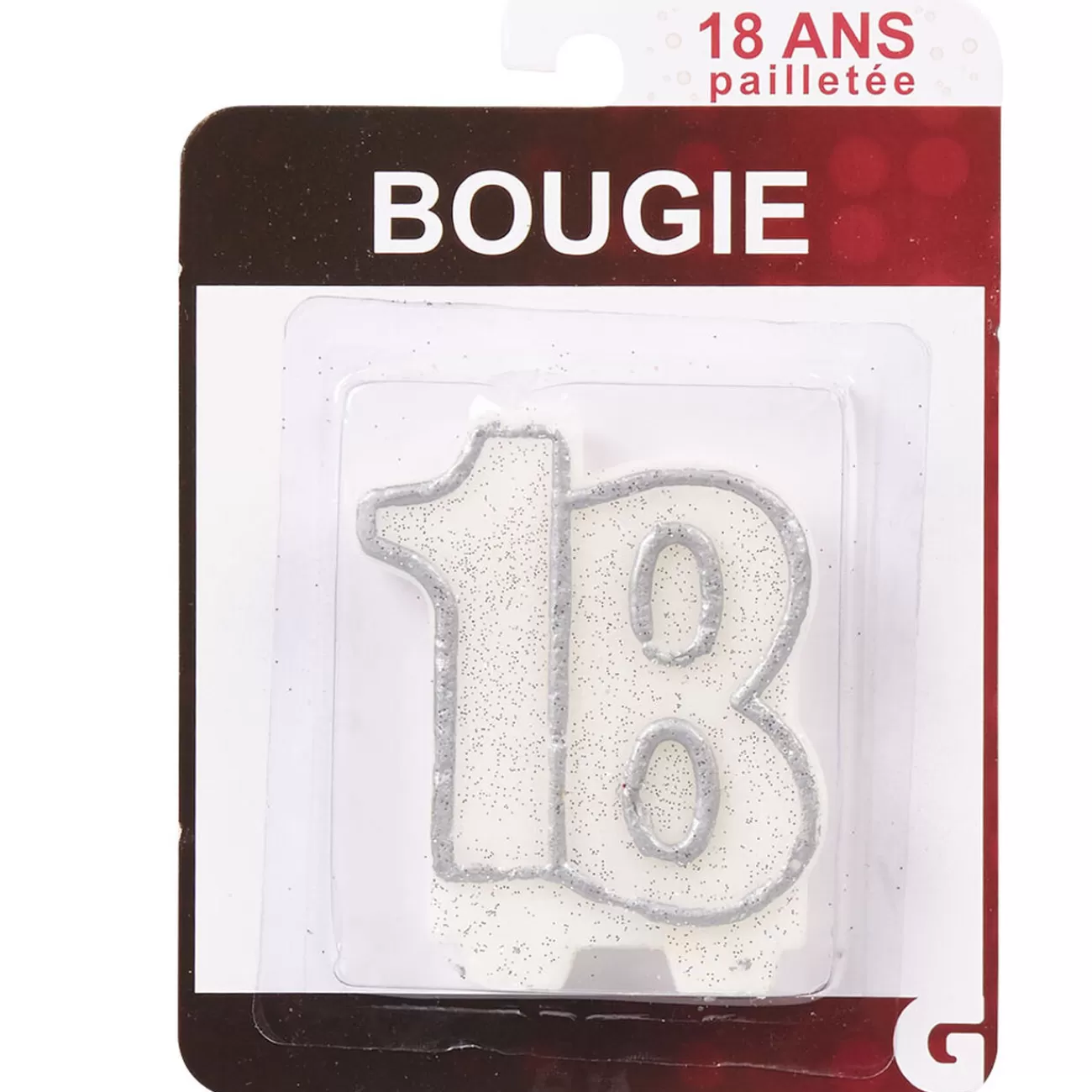 Gifi Bougie anniversaire chiffre 18 Best