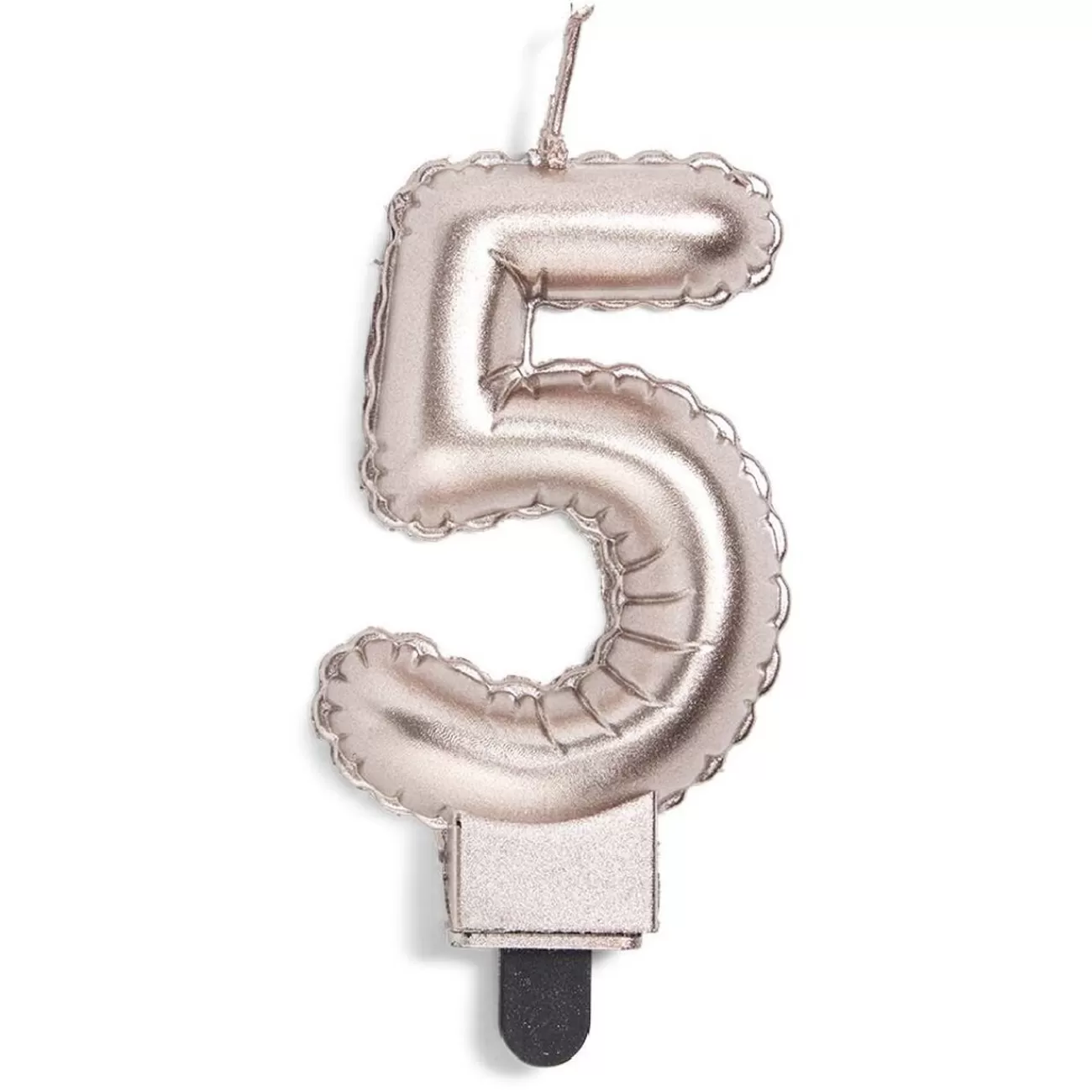 Gifi Bougie anniversaire chiffre 5 rose gold Store