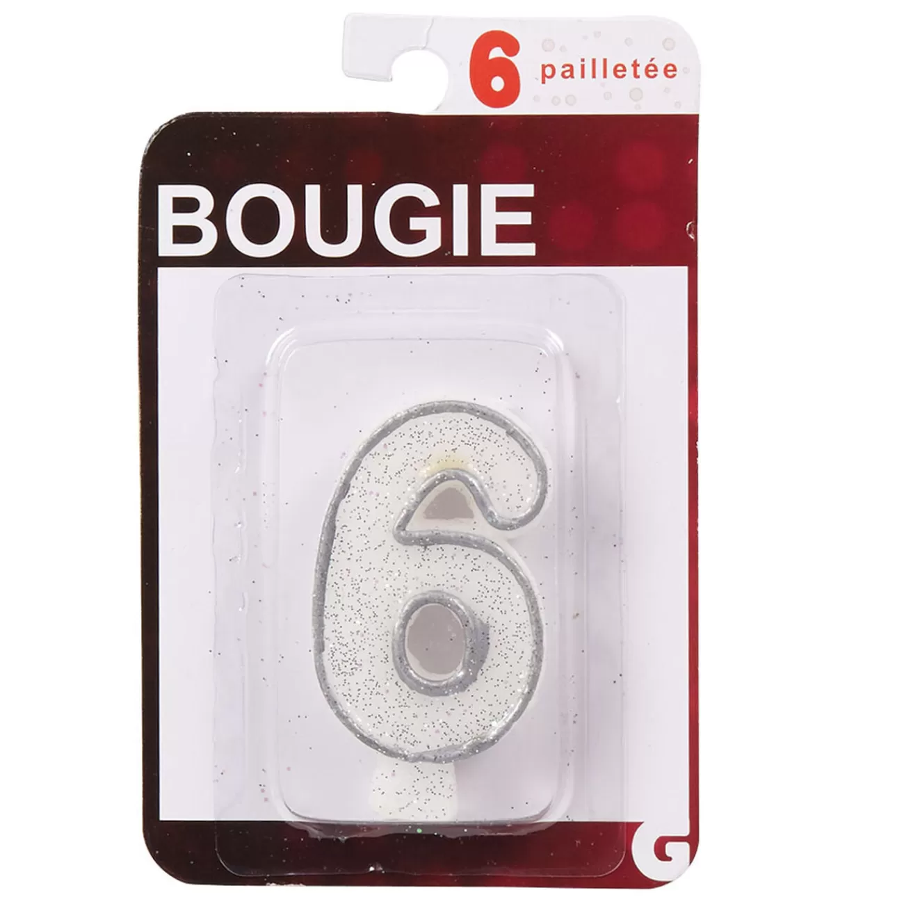 Gifi Bougie anniversaire chiffre 6 Best Sale