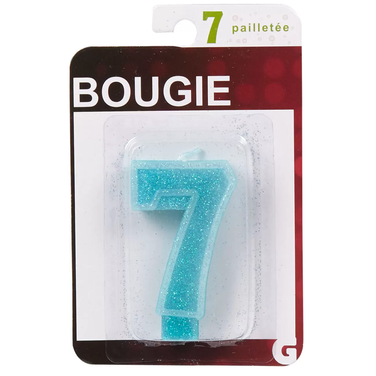 Gifi Bougie anniversaire chiffre 7 Discount