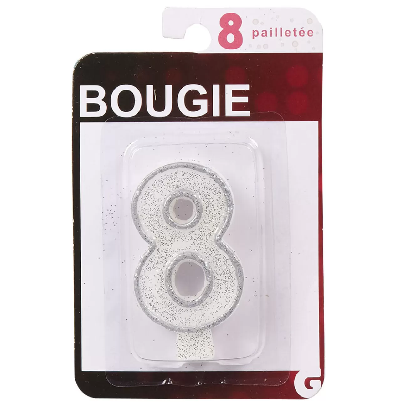 Gifi Bougie anniversaire chiffre 8 Sale