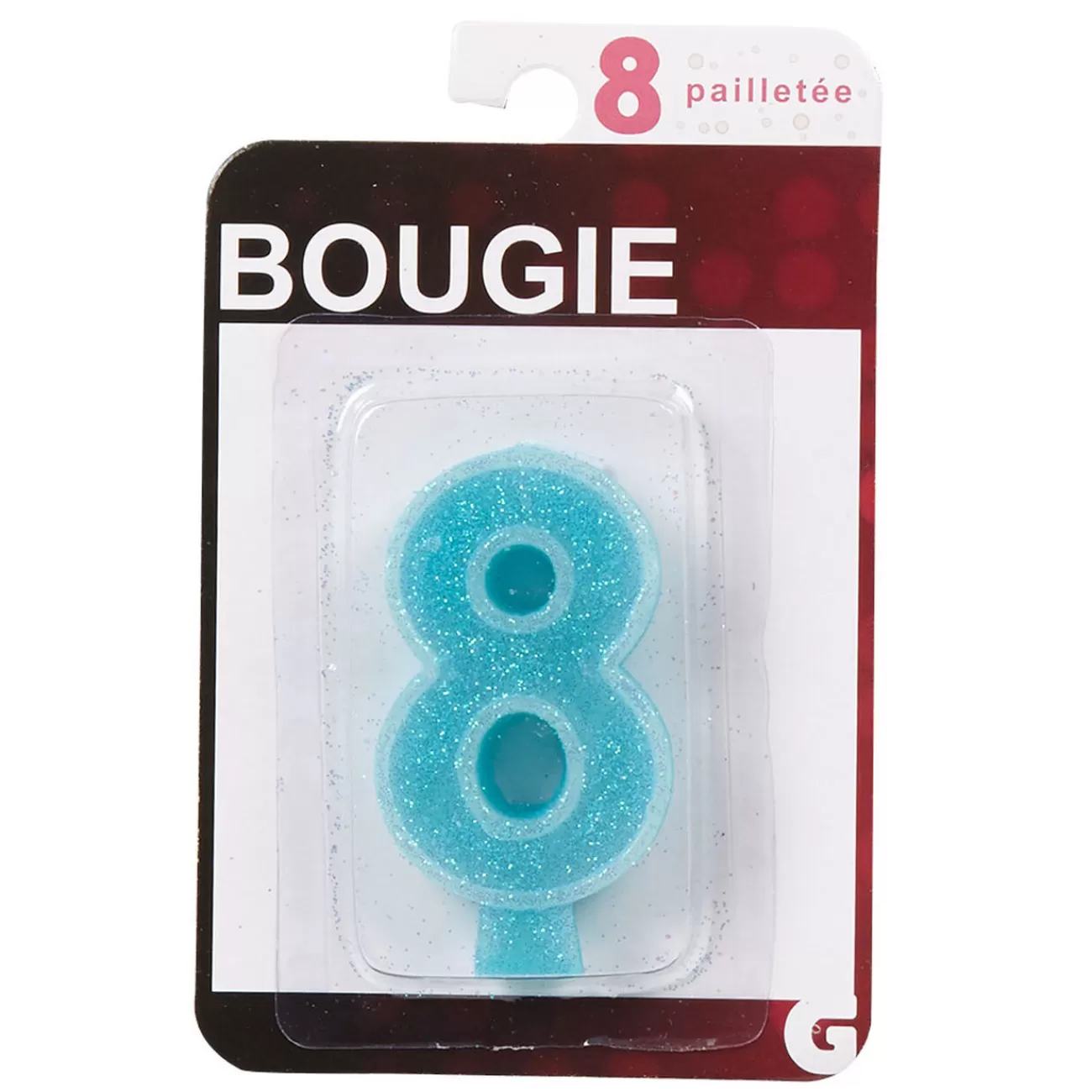 Gifi Bougie anniversaire chiffre 8 Sale