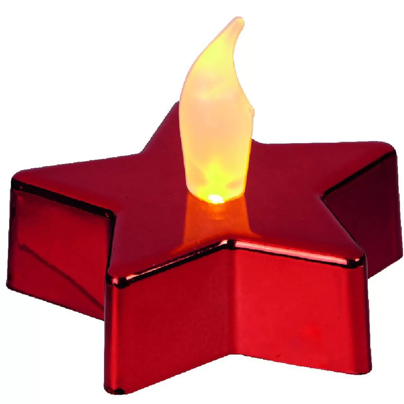 Gifi Bougie led étoile rouge< Décoration Extérieure De Noël