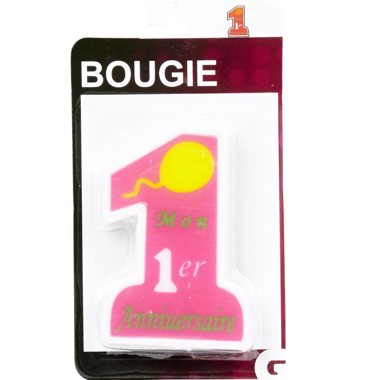 Gifi Bougie mon 1er anniversaire Shop