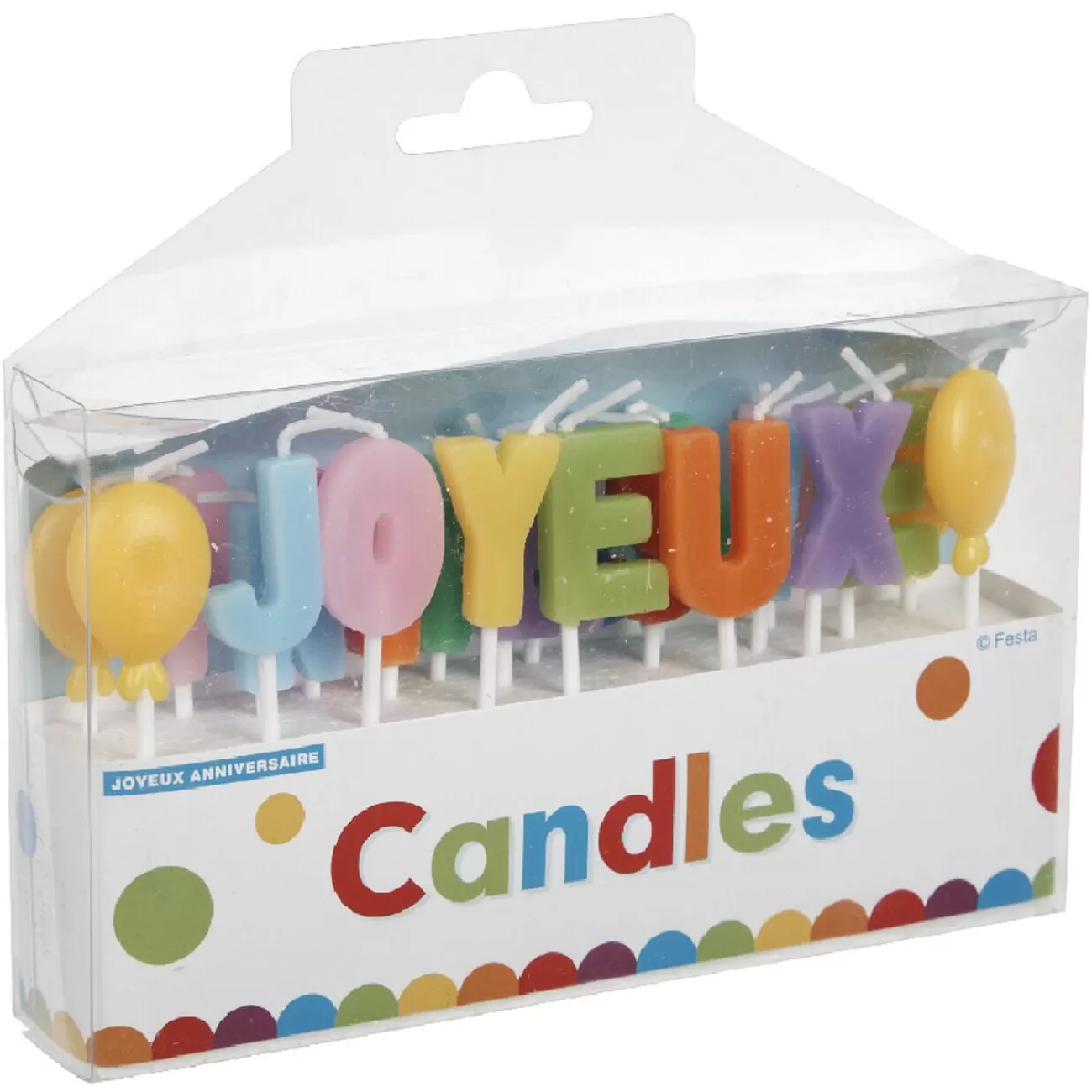 Gifi Bougies Joyeux anniversaire multicolore Sale