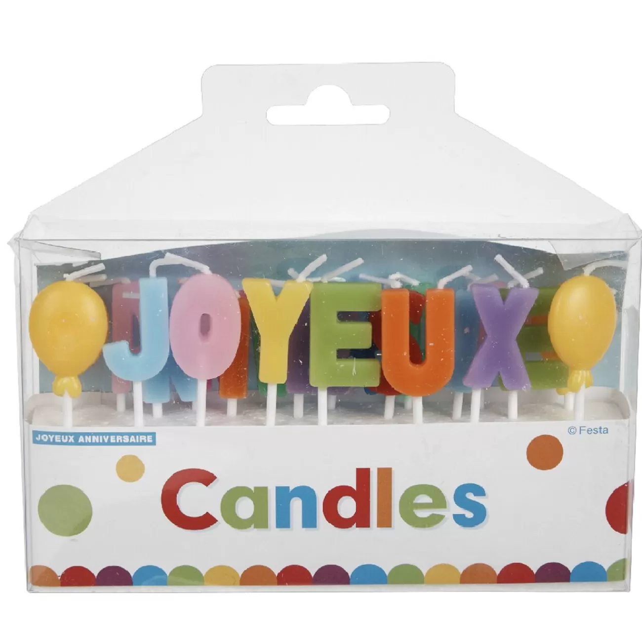 Gifi Bougies Joyeux anniversaire multicolore Sale