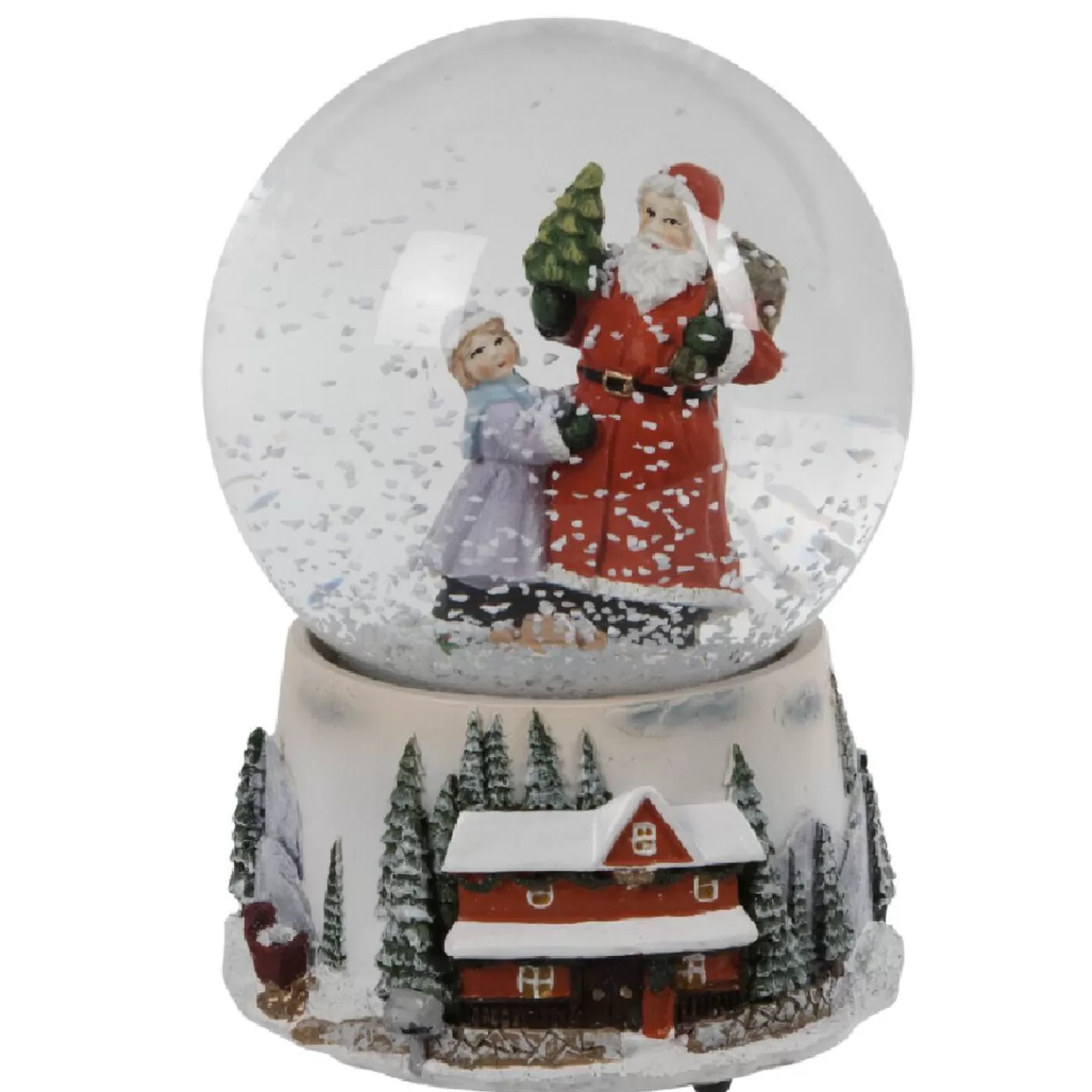 Gifi Boule de neige musicale en verre< Décoration Intérieure De Noël