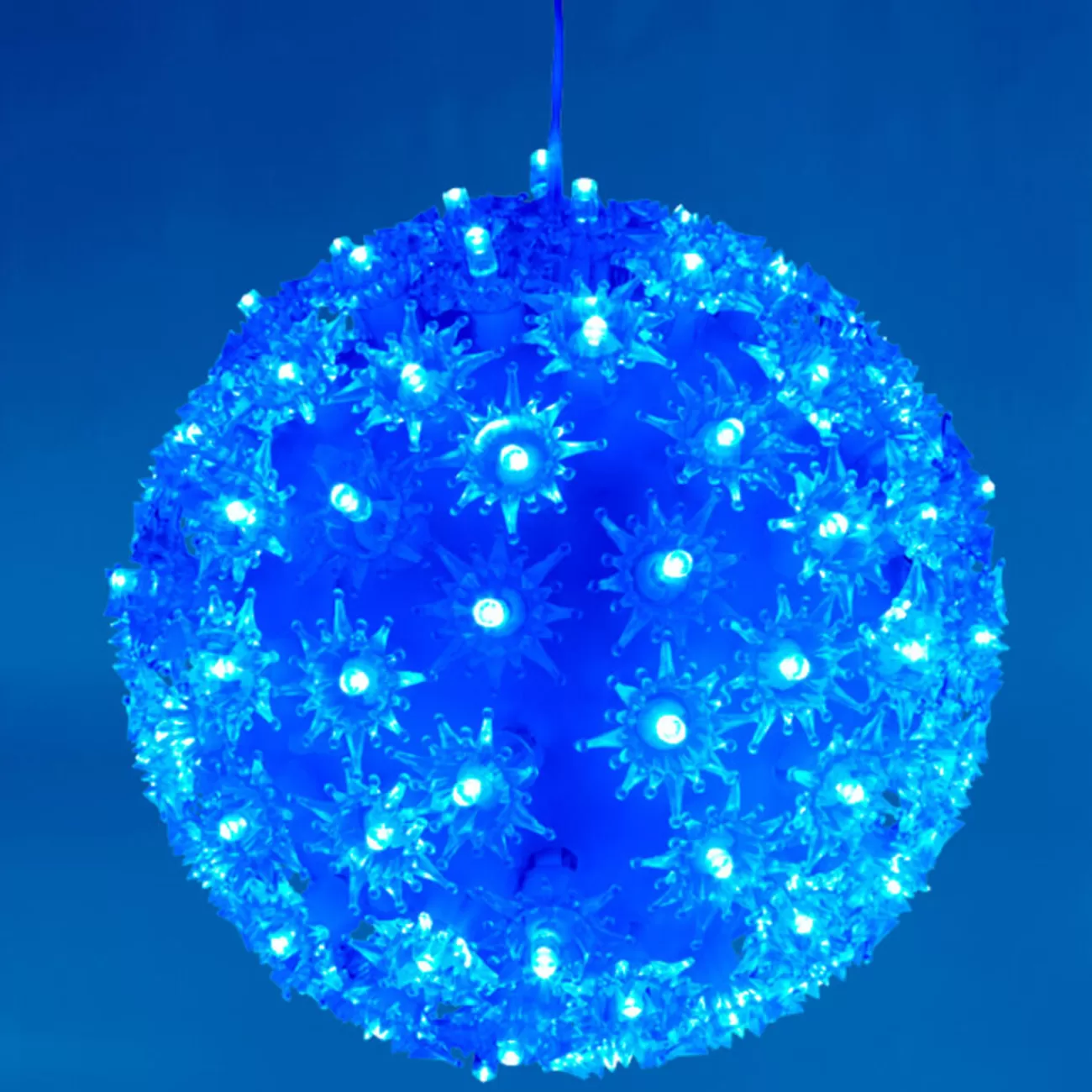 Gifi Boule de Noël lumineuse bleue clignotante< Décoration Extérieure De Noël