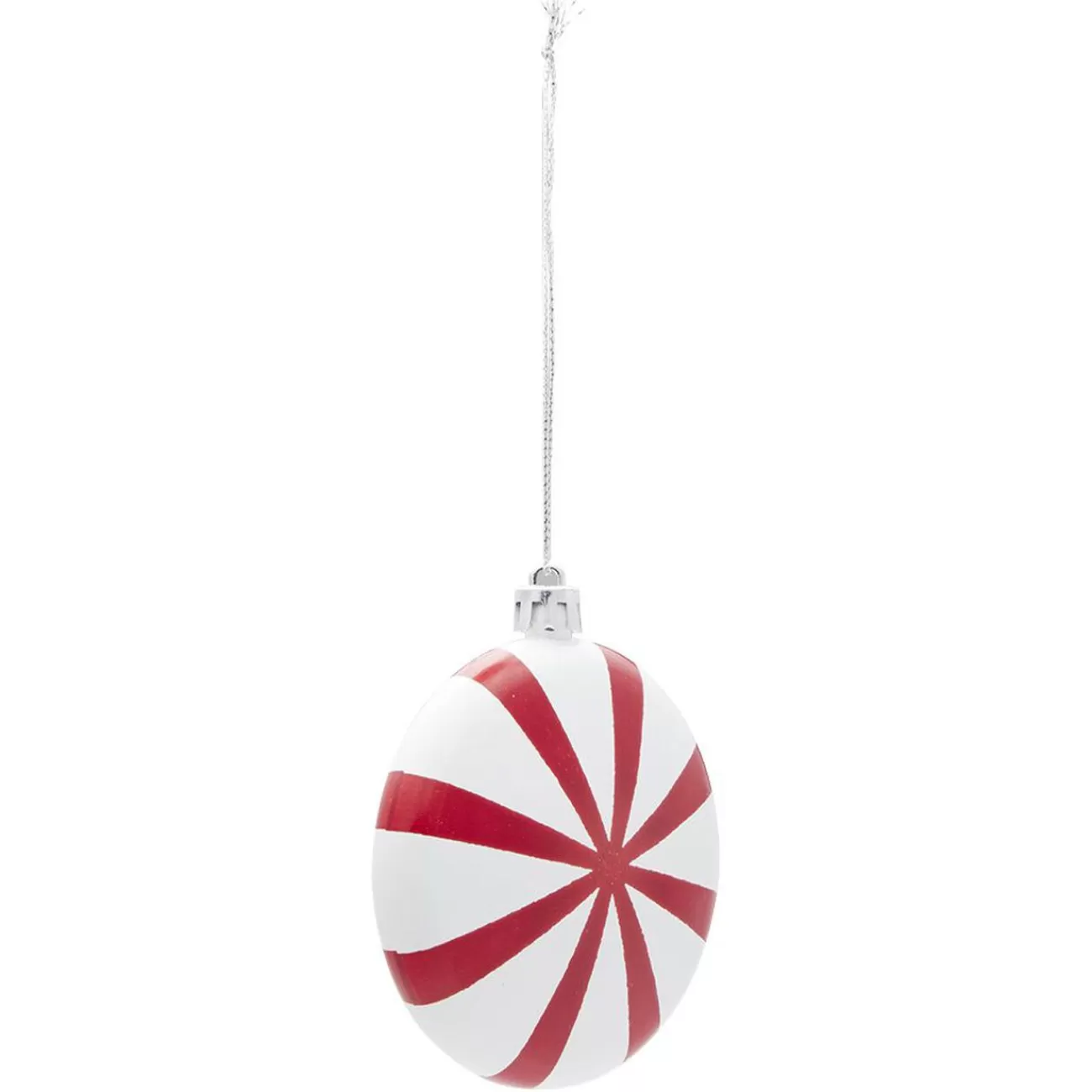 Gifi Boule de Noël plate déco bonbon Ø8 cm< Décoration Sapin