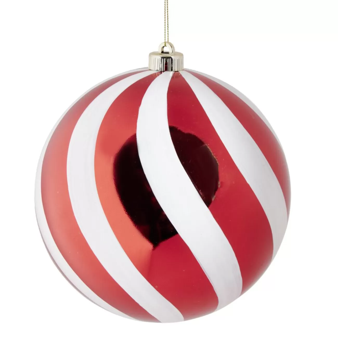 Gifi Boule de Noël XL rouge ou doré Ø20cm< Décoration Extérieure De Noël