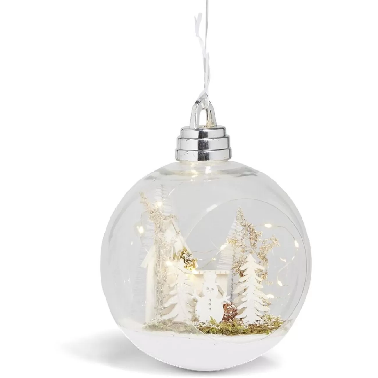 Gifi Boule lumineuse à suspendre Ø20,5cm - 2 modèles< Décoration Extérieure De Noël