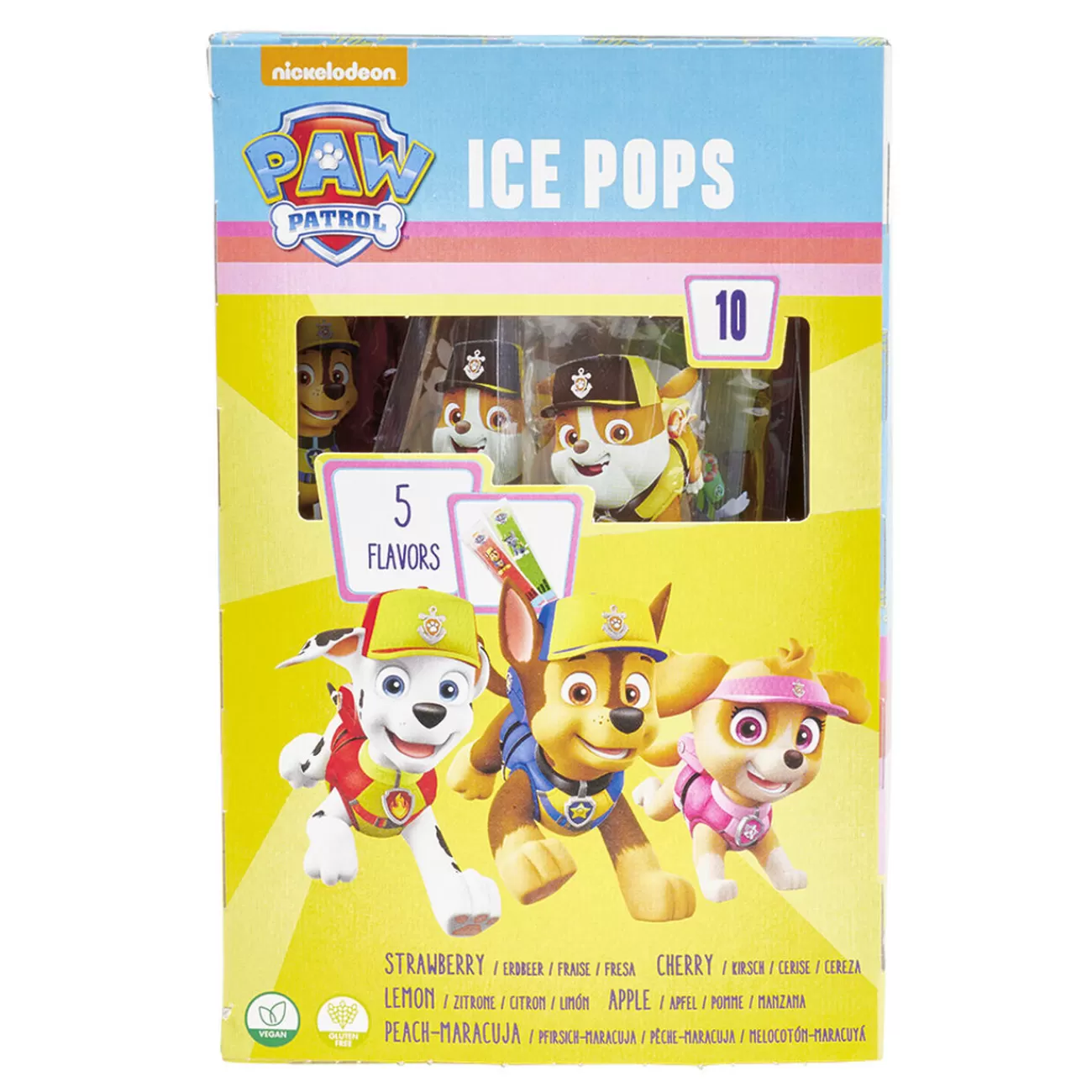 Gifi Bâtonnet de glace Ice Pops La Pat Patrouille à congeler Hot