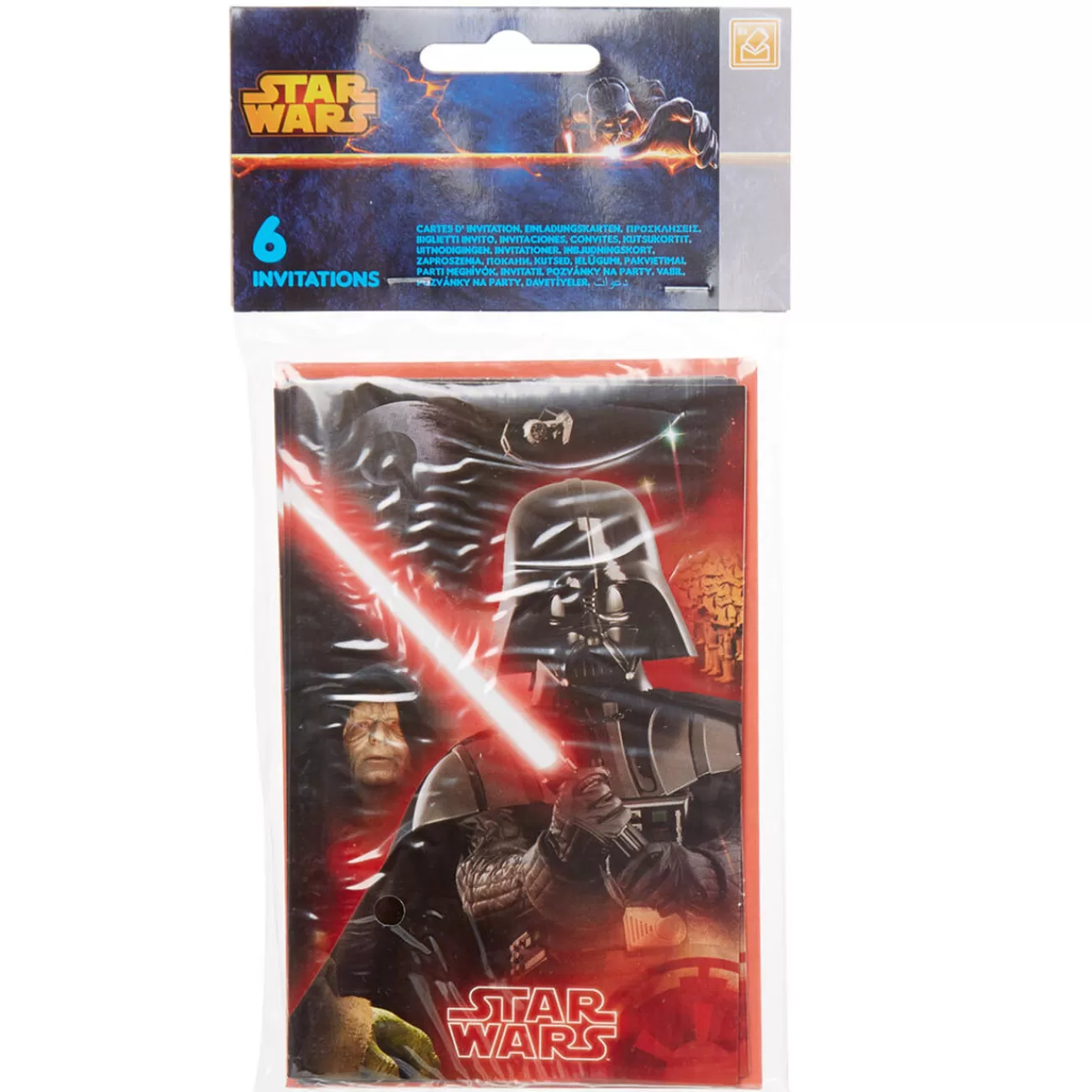 Gifi Carte d'invitation Star Wars x6< Loisirs Créatifs Et Emballage Cadeau