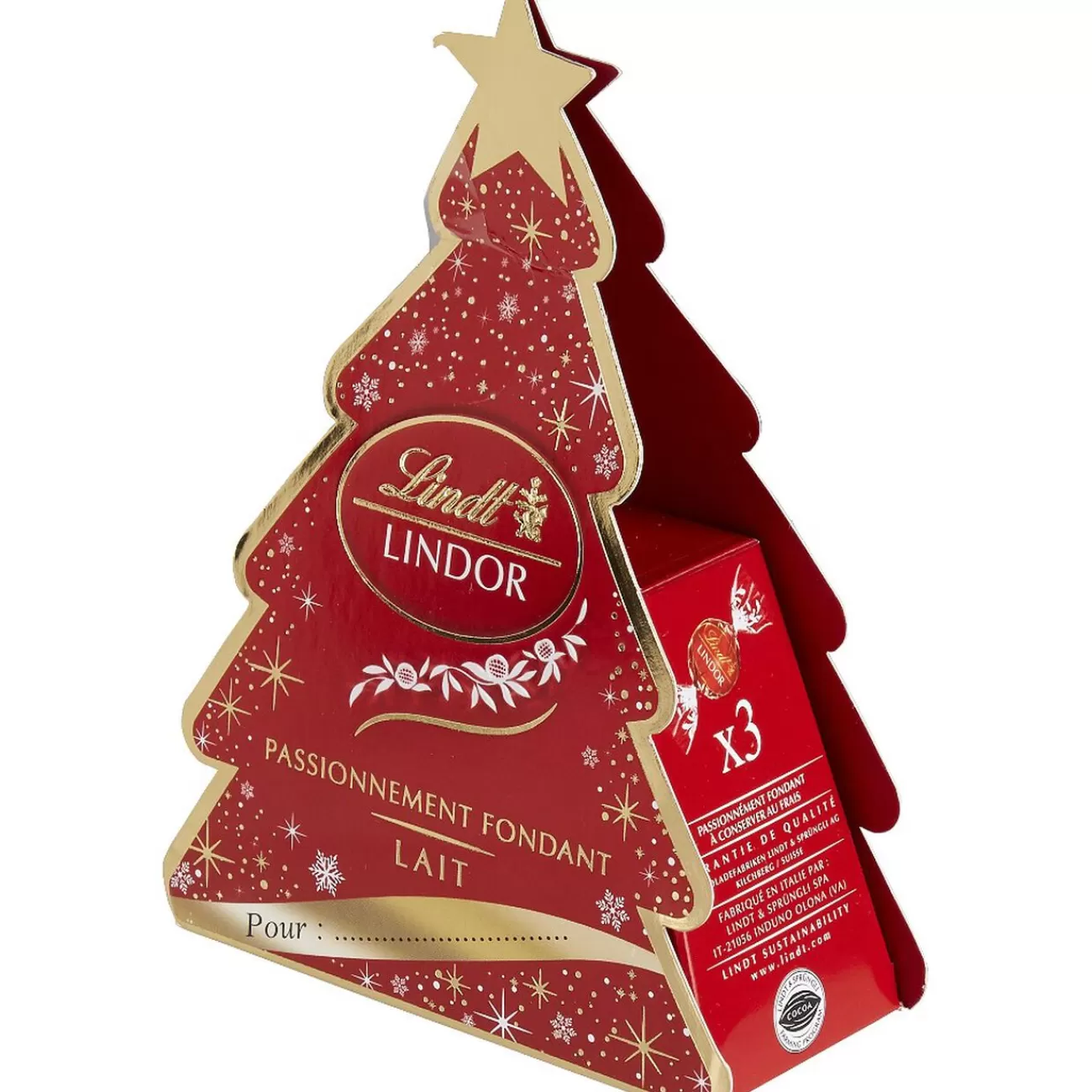 Gifi Chocolat Lindor boîte sapin 37g Flash Sale