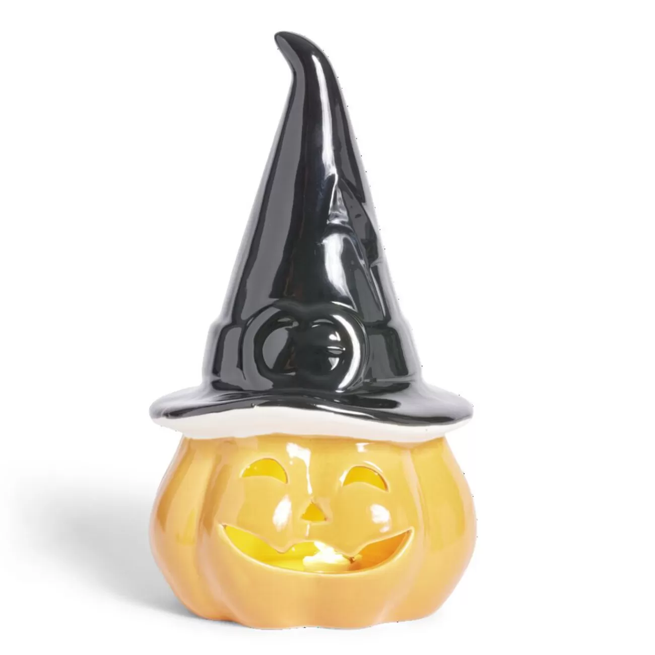 Gifi Citrouille Halloween éclairage LED porcelaine orange Best