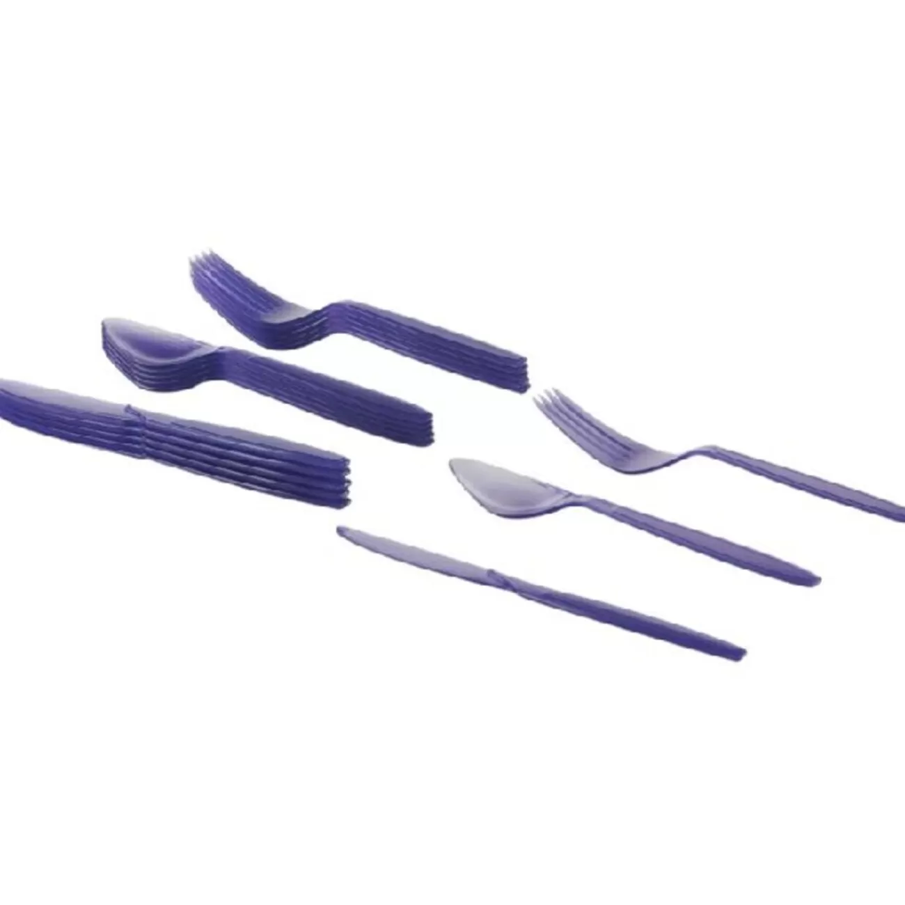 Gifi Couvert plastique X18 violet Cheap