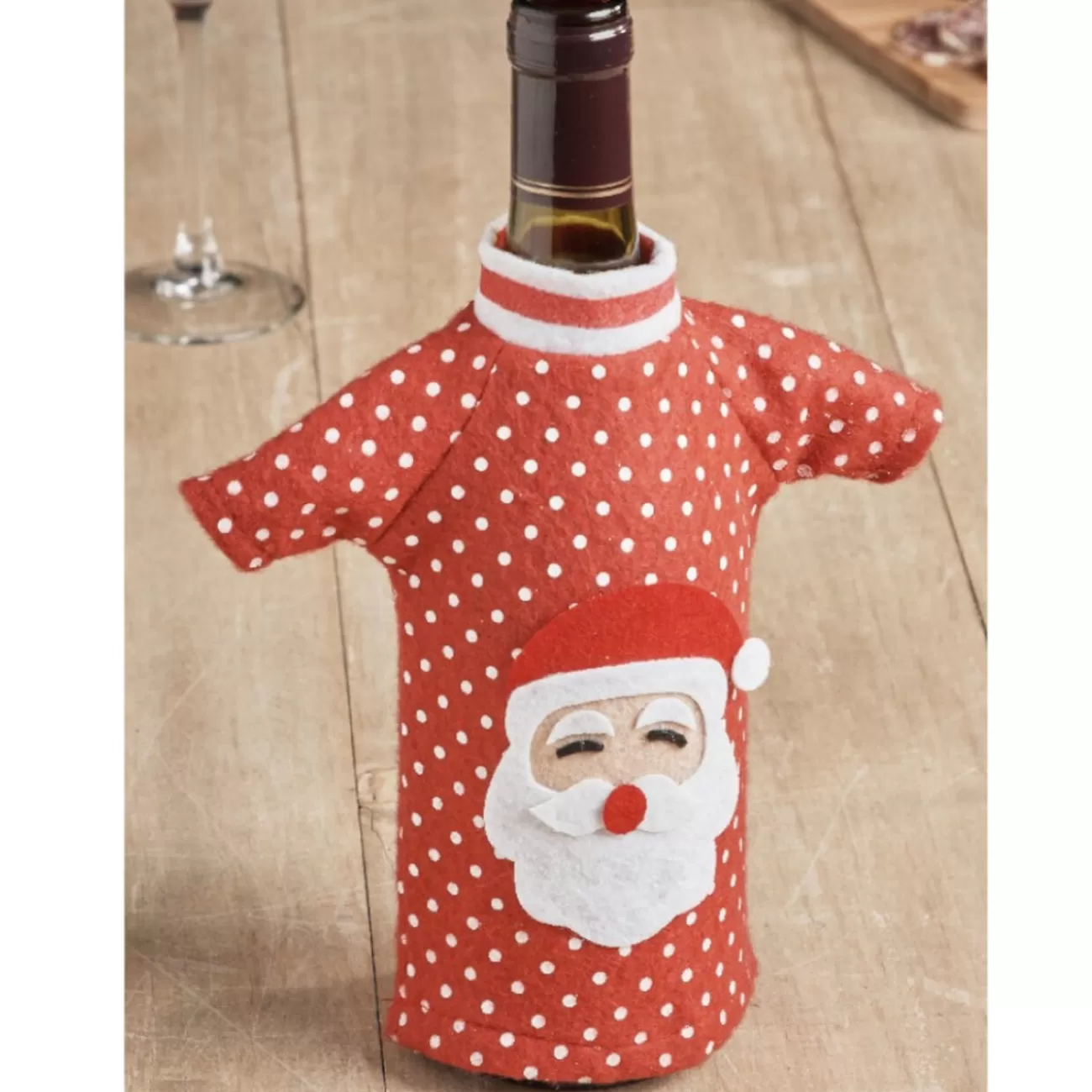 Gifi Couvre bouteille t-shirt Père Noël Cheap